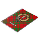Carnet Clan MacAlister de Glenbarr Crest sur Tartan (Côté gauche)