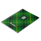 Carnet Clan MacArthur Tartan (Côté gauche)