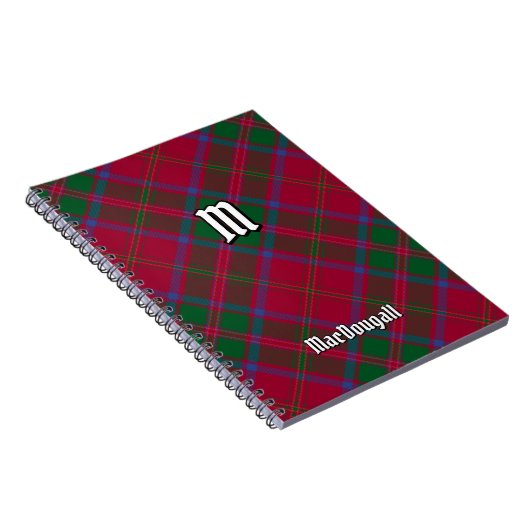 Carnet Clan MacDougall Tartan (Côté Droit)