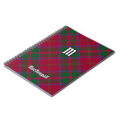 Carnet Clan MacDougall Tartan (Côté gauche)