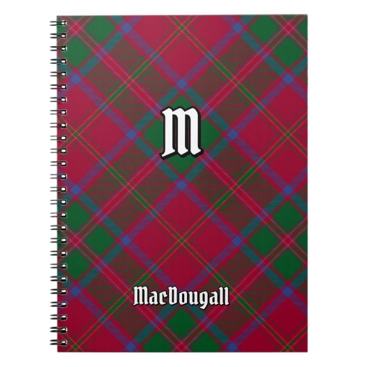Carnet Clan MacDougall Tartan (Devant)