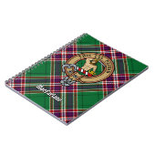 Carnet Clan MacFarlane Crest sur Tartan de chasse moderne (Côté gauche)
