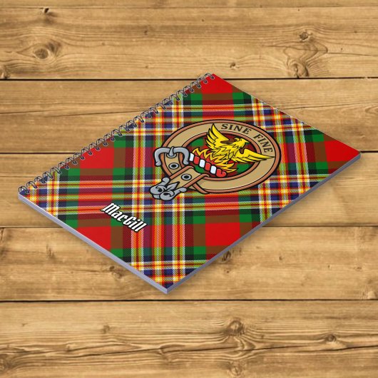 Carnet Clan MacGill Crest sur Tartan