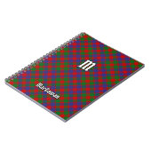 Carnet Clan MacGowan Tartan (Côté gauche)