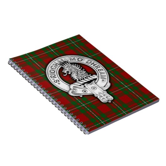 Carnet Clan MacGregor Crest & Tartan (Côté Droit)