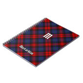 Carnet Clan MacLachlan Tartan (Côté gauche)