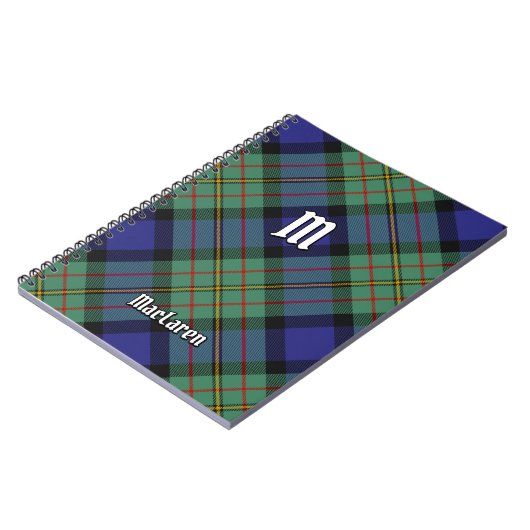 Carnet Clan MacLaren Tartan (Côté gauche)