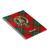 Carnet Clan MacLean Crest sur Tartan (Côté Droit)