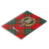 Carnet Clan MacLean Crest sur Tartan (Côté gauche)