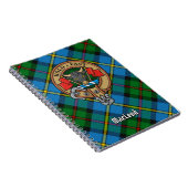 Carnet Clan MacLeod Crest sur la chasse Tartan (Côté Droit)