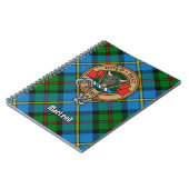 Carnet Clan MacLeod Crest sur la chasse Tartan (Côté gauche)
