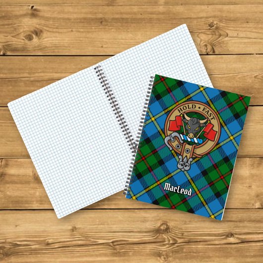 Carnet Clan MacLeod Crest sur la chasse Tartan