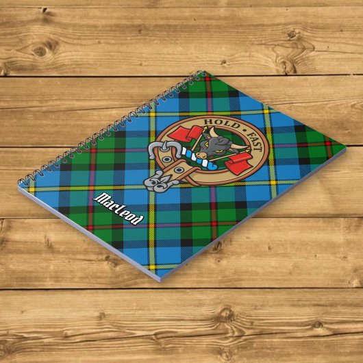 Carnet Clan MacLeod Crest sur la chasse Tartan