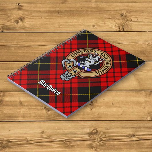 Carnet Clan MacQueen Crest sur Tartan