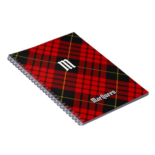Carnet Clan MacQueen Tartan (Côté Droit)