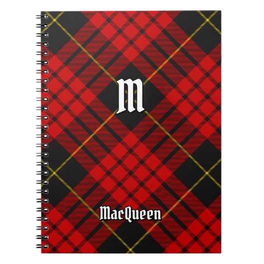 Carnet Clan MacQueen Tartan (Devant)