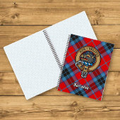 Carnet Clan MacTavish Crest sur Tartan