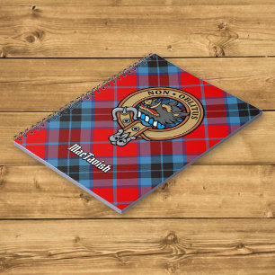Carnet Clan MacTavish Crest sur Tartan