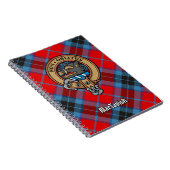 Carnet Clan MacTavish Crest sur Tartan (Côté Droit)