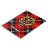 Carnet Clan Marjoribanks crête sur Tartan (Côté gauche)