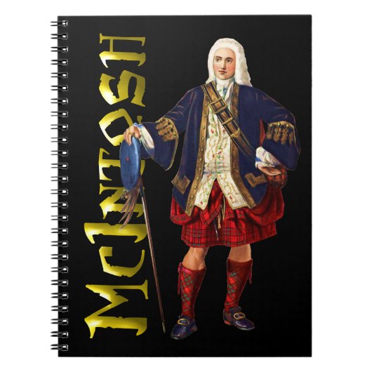 Carnet Clan McIntosh Scottish Highland Dreams (Devant)