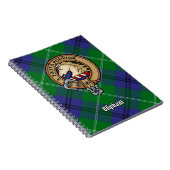 Carnet Clan Oliphant Crest sur Tartan (Côté Droit)