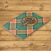 Carnet Clan Pollock Crest sur Tartan