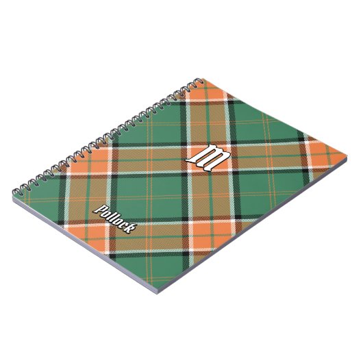 Carnet Clan Pollock Tartan (Côté gauche)