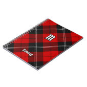 Carnet Clan Ramsay Red Tartan (Côté gauche)