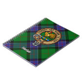 Carnet Clan Sinclair Crest sur la chasse Tartan (Côté gauche)