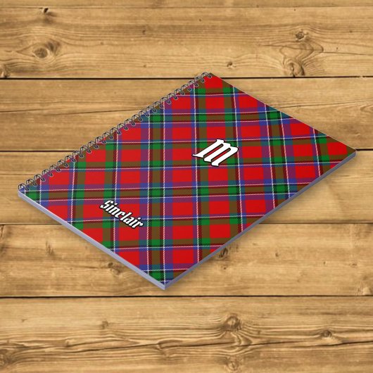 Carnet Clan Sinclair Tartan