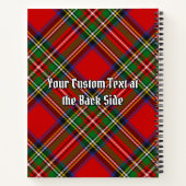 Carnet Clan Stewart Crest sur Royal Tartan (Dos)