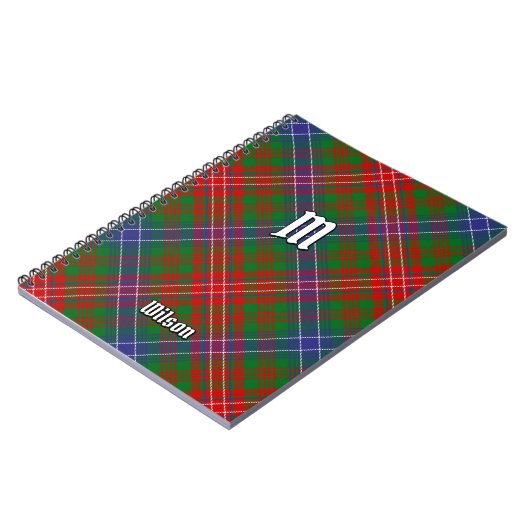 Carnet Clan Wilson Modern Tartan (Côté gauche)