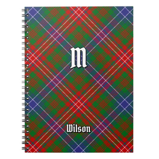 Carnet Clan Wilson Modern Tartan (Devant)