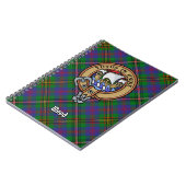 Carnet Clan Wood Crest sur Tartan (Côté gauche)