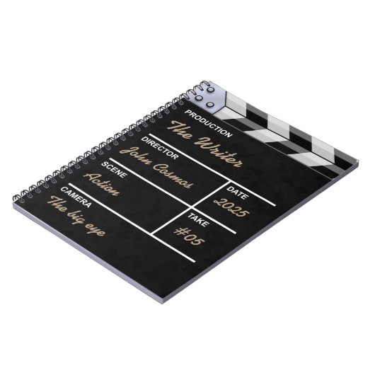 Carnet Clap de cinéma (Côté gauche)