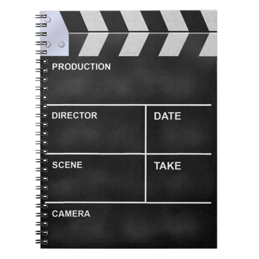 Carnet Clapet de cinéma (Devant)