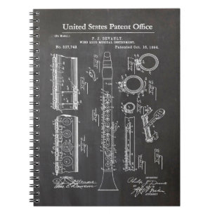 Carnet Clarinet aux accents musicaux