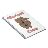 Carnet Clarinet Crew Cat Drôle Mignonne (Côté Droit)