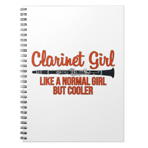 Carnet Clarinet fille comme une fille normale mais Glaciè