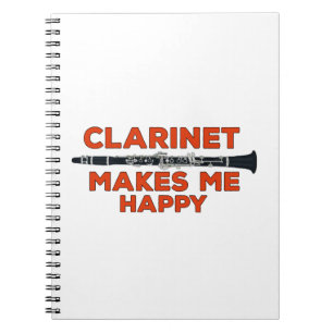 Carnet Clarinet Makes Me Happy