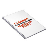 Carnet Clarinet Me Rend Heureux (Côté Droit)