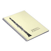 Carnet Clarinet Music Teacher Band Musicien (Côté Droit)