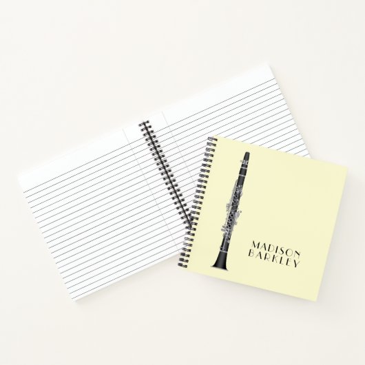 Carnet Clarinet Music Teacher Band Musicien (Intérieur)