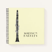 Carnet Clarinet Music Teacher Band Musicien (Devant)
