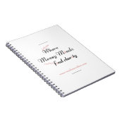 Carnet Clarté des fleurs (Côté Droit)