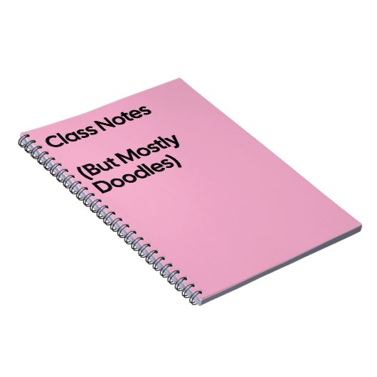 Carnet Class Notes Doodles Notebook (Côté Droit)
