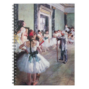 Carnet Classe de danse par Edgar Degas, Ballet Art Vintag