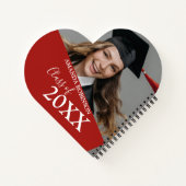 Carnet Classe De Diplôme De | Coeur photo (Dos)