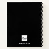 Carnet Classe de fin d'études 2024 photo noir blanc monog (Dos)